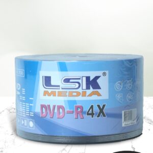 DISCO GRABABLE DVD-R DE 4.7GB 4x MARCA : LSK con logo , PRECIO DE CONO X 50 UNIDADES